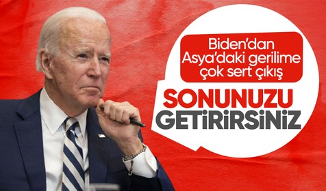 Asya ülkeleri arasındaki gerilime ABD Başkanı Joe Biden'dan çok sert nükleer hamle açıklaması: Sonunuz olur!