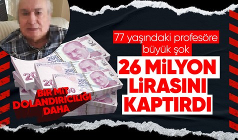 Profesöre büyük şok! Telefondaki sese kandı sahte MİT'çilere 400 bin eurosunu ve 1979 cumhuriyet altınını kaptırdı