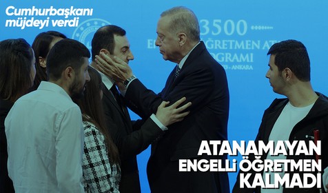 Cumhurbaşkanı Erdoğan: 25 Nisan'da atanamayan tüm adayların atamasını bugün gerçekleştirdik