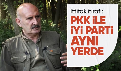 Terör elebaşı Sabri Ok'tan ittifak itirafı: PKK ve İyi Parti aynı yerde