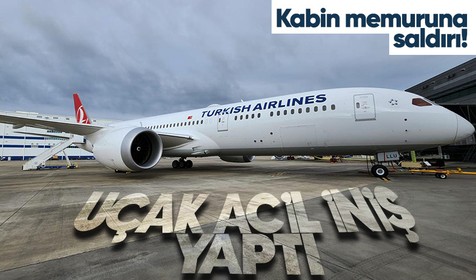 İstanbul-Mogadişu seferini yapan THY uçağında bulunan ve alkollü olduğu öne sürülen yolcu kabin memuruna saldırdı! Uçak acil iniş yaptı
