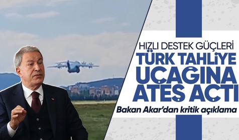 Son dakika... Hızlı Destek Güçleri Sudan'da Türkiye'nin tahliye uçağına ateş açtı! MSB'den açıklama