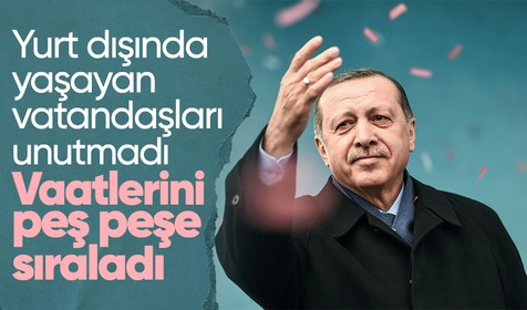 Son dakika... Cumhurbaşkanı Erdoğan'dan yurt dışında yaşayan vatandaşlara müjde