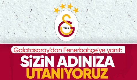Galatasaray'dan Fenerbahçe Divan Kurulu'nda yapılan açıklamalara yanıt: Biz sizin adınıza utanıyoruz