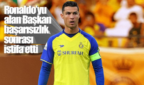 Ronaldo’yu 500 milyon Euro’ya transfer eden Al Nassr Başkanı Musalli Al-Muammar takımın beklenen başarıyı ortaya koyamaması üzerine istifa kararı aldı