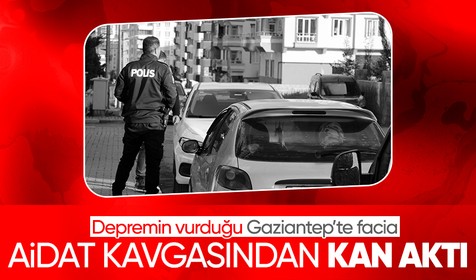 Depremin vurduğu Gaziantep'te sitede aidat tartışması nedeniyle silahlar çekildi: 5 yaralı