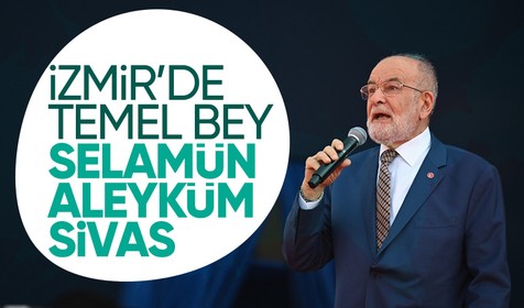 Millet İttifakı'nın İzmir Mitinginde Temel Karamollaoğlu: Selamünaleyküm Sivas