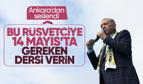 Son dakika! Cumhurbaşkanı Recep Tayyip Erdoğan Ankara'dan seslendi: Bu rüşvetçiye gereken dersi verin