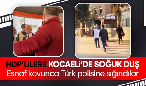 Kocaeli Kuruçeşme'de oy istemeye gelen HDP’li Ömer Faruk Gergerlioğlu ve beraberindekiler mahalle esnafı tarafından kovuldu