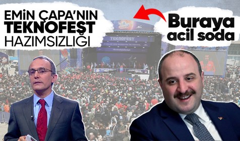 TEKNOFEST'e 'panayır' diyen Emin Çapa'ya yanıt gecikmedi! Bakan Varank: Acilen, hem soda içmesini temenni ediyoruz