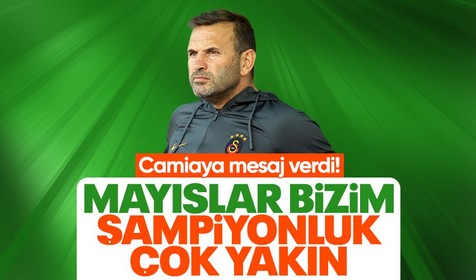 Okan Buruk'tan Galatasaray taraftarına şampiyonluk mesajı! "Mayıslar bizim..."