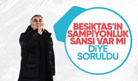 Şenol Güneş'ten şampiyonluk yorumu! Beşiktaş'ın şansı var mı?