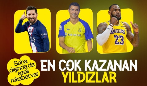 Forbes dergisi yılın en çok kazanan sporcularını açıkladı! Messi mi Ronaldo mu?