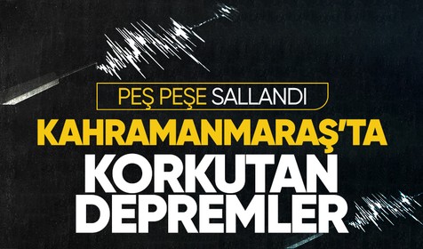 Kahramanmaraş'ın Göksun ilçesinde 5  ve 4.1 büyüklüğünde depremler meydana geldi