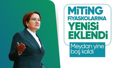 Meral Akşener ve Mansur Yavaş'a bir miting hüsranı daha! Meydan boş kaldı