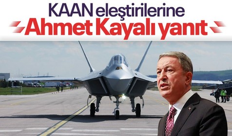 Milli Savunma Bakanı Hulusi Akar'dan HDP'nin "KAAN"a yönelik eleştirilerine "Ahmet Kaya"lı yanıt