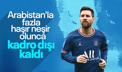 PSG'den flaş karar! Messi'yi kadro dışı bıraktılar