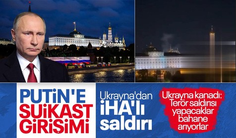 Son dakika: Putin'in hedef alındığını düşünüyoruz diyerek duyurdular! Kremlin'e İHA'lı saldırı