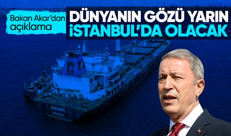 Bakan Akar'dan tahıl girişimi toplantısı açıklaması