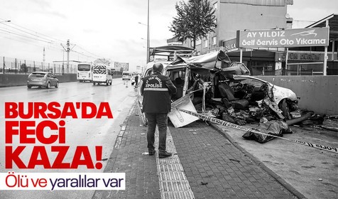 Bursa'da meydana gelen trafik kazasında felaket yaşandı! Ölü ve yaralıların olduğu bildirildi