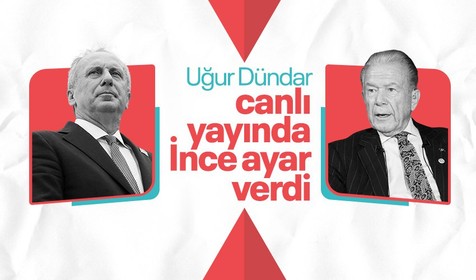 Memleket Partisi Genel Başkanı Muharrem İnce'nin Muhalefete 'FETÖ' suçlamasına Gazeteci Uğur Dündar'dan tepki: Muhalefete muhalefet etmek size yakışmıyor