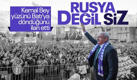 Millet İttifakı'nın cumhurbaşkanı adayı Kemal Kılıçdaroğlu yüzünü Batı'ya çevirdiğini BBC'de duyurdu: Rusya değil, siz