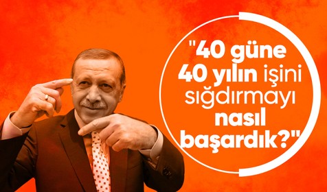 Son dakika! Cumhurbaşkanı Recep Tayyip Erdoğan: 40 güne 40 yılın işini sığdırmayı nasıl başardık?