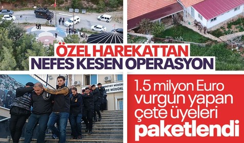 İstanbul'da film gibi operasyon! Otomobilin önünü keserek 1,5 milyon Euro gasbeden çete yakalandı