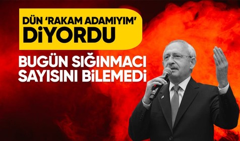 'Ben rakam adamıyım' diyen Kılıçdaroğlu'nun gafı, vatandaşları şaşırttı
