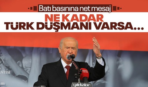 MHP lideri Devlet Bahçeli Çorum'da önemli açıklamalarda bulundu! Türk ve Müslüman düşmanları Kılıçdaroğlu'nun arkasında