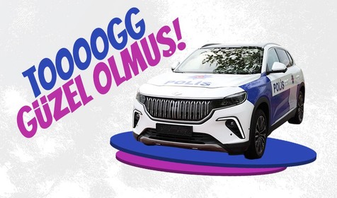 Türkiye'deki Togg marka ilk polis aracı görüntülendi