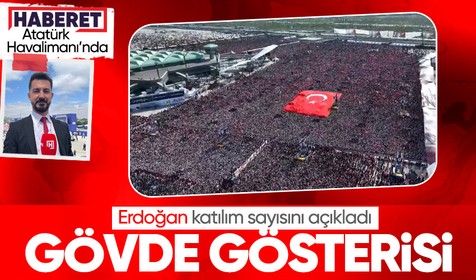 Cumhurbaşkanı Erdoğan'dan İstanbul Atatürk Havalimanı'nda tarihi miting! Haberet.com bölgede | Tüm gelişmeler anbean haberimizde...