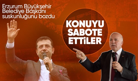Erzurum Büyükşehir Belediye Başkanı'ndan İmamoğlu'na yanıt: Miting alanını dolduramayacaklarını anlayınca konuyu sabote ettiler