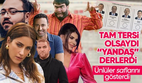 Ünlülerden siyasi paylaşımlar!  Seçime 1 hafta kala taraflarını açıkladılar... Hazal Kaya, Hatice, Mustafa Sandal, Şahan Gökhakar, Jahrein, Harun Tekin...