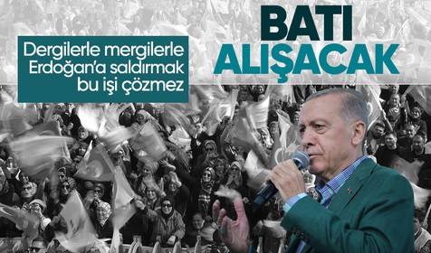 Cumhurbaşkanı Erdoğan'dan Tekirdağ mitinginde önemli açıklamalar: Dergilerle mergilerle Erdoğan'a saldırmak işi çözmez
