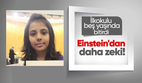 Daha 11 yaşında ama Einstein'dan daha zeki! İlkokulu beş yaşında bitirdi