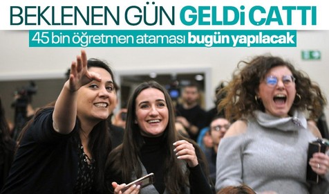 Son 20 yılın tek seferde yapılan en fazlası! 45 bin öğretmen bugün atanacak