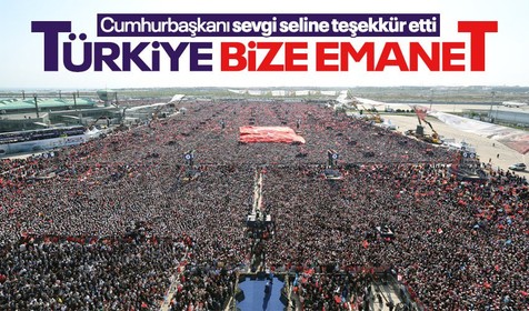 SON DAKİKA! Cumhurbaşkanı Erdoğan'dan Büyük İstanbul Mitingi mesajı! Türkiye bize emanet