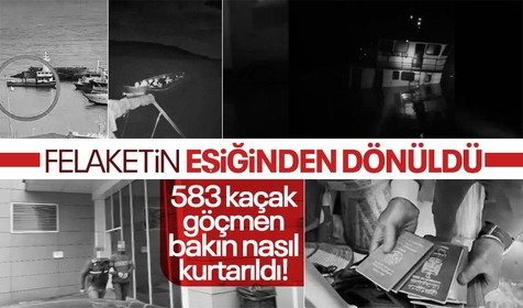 Türkiye'deki göçmenler Romanya'ya kaçırılacakken yakalandı! 583 kaçak göçmenin bulunduğu tekneler batmak üzereyken kurtarıldı