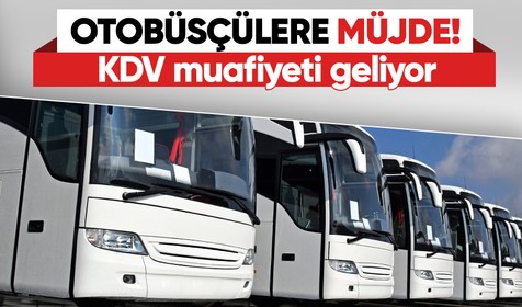 Bakan Bilgin'den otobüsçü ve minibüsçü esnafına sevindiren müjde! KDV muafiyeti sağlanacak