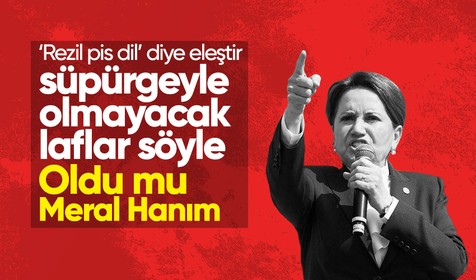 Mitingde eline süpürge alan Akşener'den tepki çeken açıklama: Bunları süpürgenin ucuyla süpüreceğiz sapıyla başka bir şey