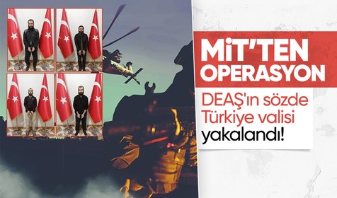 MİT'ten Suriye'de operasyon: DEAŞ'ın sözde Türkiye valisi yakalandı!