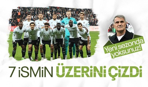 Beşiktaş'ta tam 7 yolcu! Şenol Güneş kararını verdi