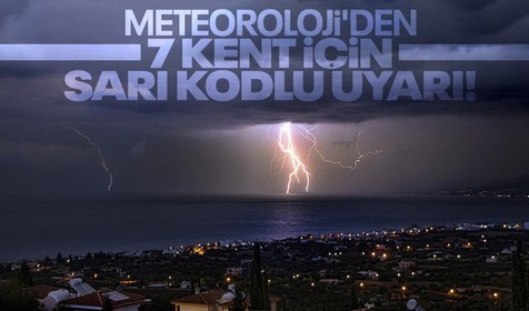 Meteoroloji Genel Müdürlüğü hava durumu raporunu yayımladı! Yayımlanan rapora göre 7 kent için sarı kodlu uyarıda bulunuldu | 11 MAYIS HAVA NASIL OLACAK?