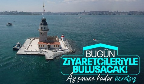 Restorasyon işlemleri tamamlanan İstanbul'un simgesi Kız Kulesi bugün ziyarete açılıyor