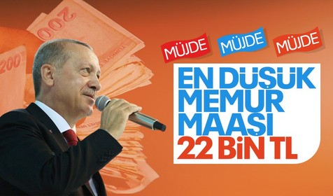 Son dakika! Cumhurbaşkanı Erdoğan HAK-İŞ Genel Kurulu'nda müjdeyi verdi: En düşük memur maaşı 22 bin TL olacak
