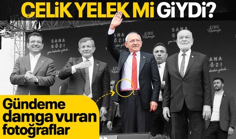 Son dakika haberleri... CHP Genel Başkanı Kemal Kılıçdaroğlu Samsun Mitingi'nde çelik yelek mi giydi? Gündeme damga vuran fotoğraflar
