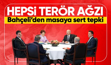 Devlet Bahçeli'den Millet İttifakı'na PKK tepkisi! Demirtaş ne derse Kılıçdaroğlu onu tekrarlıyor