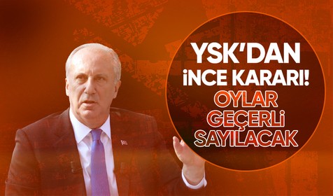 Seçime saatler kala YSK karar aldı! Cumhurbaşkanlığı adaylığından çekilen Muharrem İnce'ye verilen oylar geçerli sayılacak