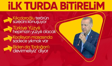 SON DAKİKA! Cumhurbaşkanı Erdoğan Ümraniye'de açıklamalarda bulundu! İlk turda bitirelim